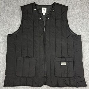 adidas Originals R.Y.V. Light Padded Utility Vest Gilet Black Athletic Men's 2XL